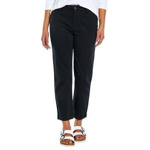 GAP Black Ankle Cropped Pants Relaxed Fit
